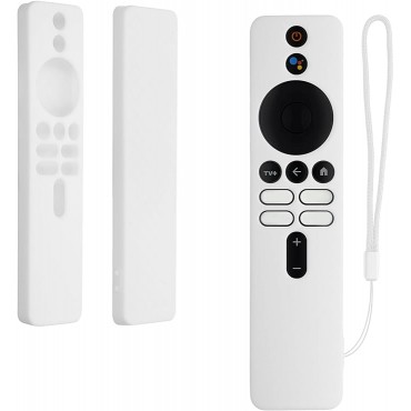 Soft Silicone Remote Control Case White