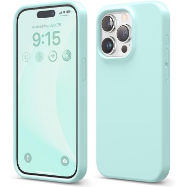 Liquid Silicone Phone Case - Aqua Sky