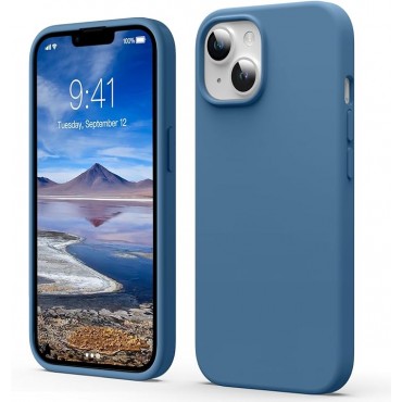 Liquid Silicone Phone Case - Lake Blue