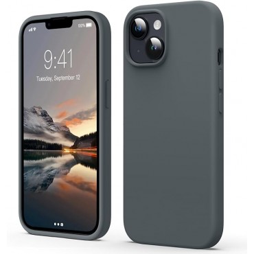 Liquid Silicone Phone Case - Dark Grey