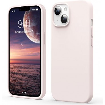 Liquid Silicone Phone Case - Light Pink