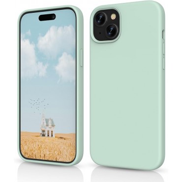 Liquid Silicone Phone Case - Mint Green