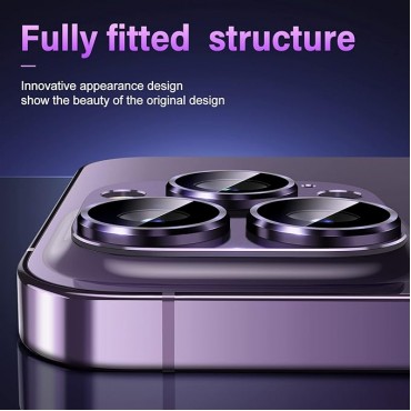 9H Tempered Glass Camera Lens Protector,Purple
