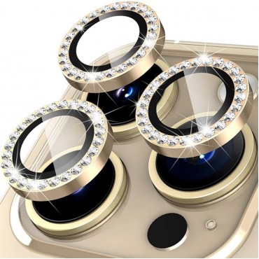9H Tempered Glass Camera Lens Protector,Diamonds Bling