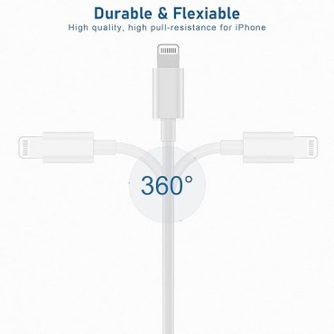 2Pack USB C to Lightning Cable 10FT Type C 