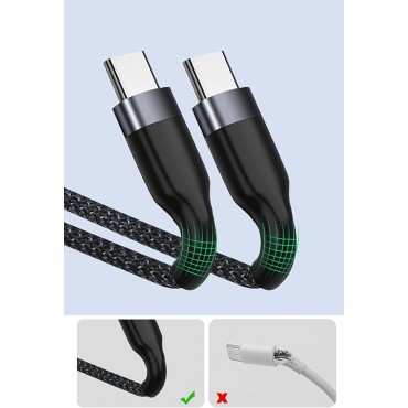 USB C to USB C Cable 60W Fast Charger Cable