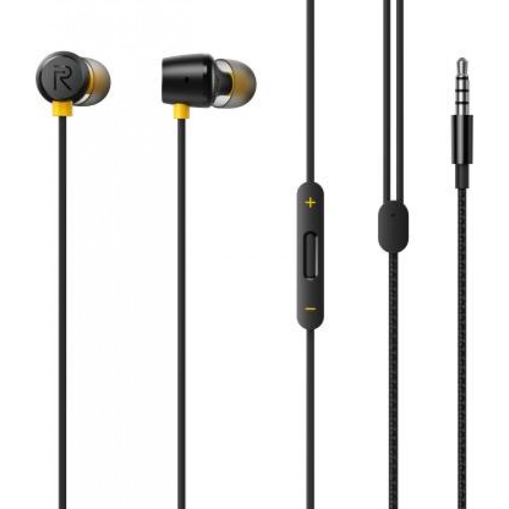 Wired Headphone In-Ear  (Black, In the Ear)