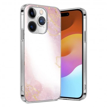 GamsTech Pink Marble Phone Case