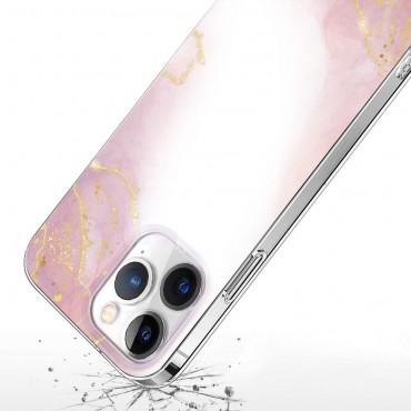 GamsTech Pink Marble Phone Case